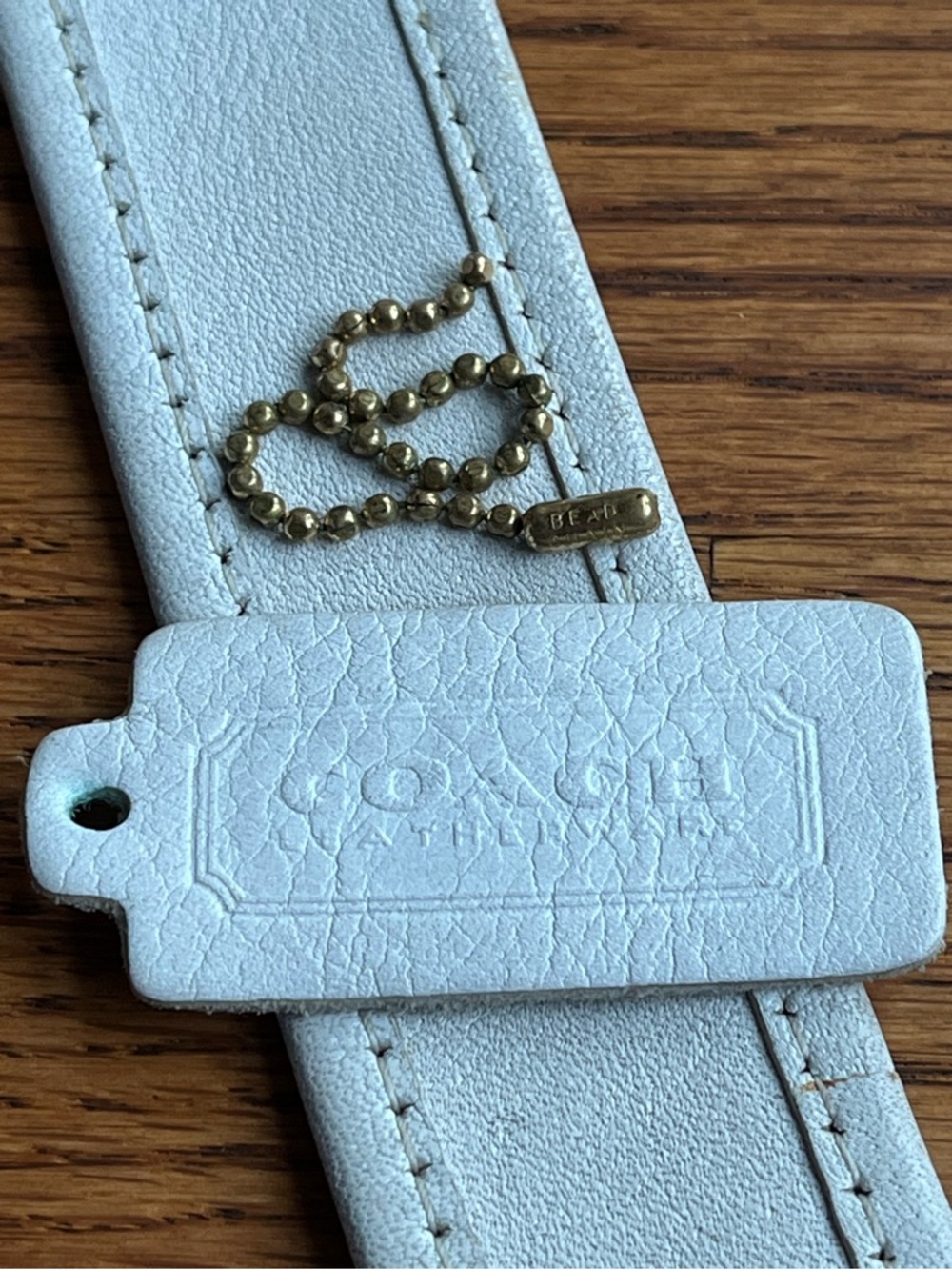 Coach HTF White Knapsac Metal Tag Pre-Creed Bonnie Cashin - Style 9030 - Picture 16 of 16